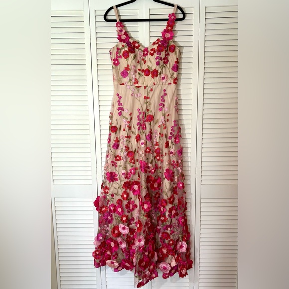New 🌸AW Alison Floral Embroidered Maxi Dress 10 - Picture 2 of 6